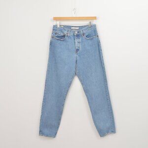 light wash levis button fly wedgie jeans size 28